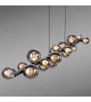 Paul Neuhaus Pure E-Popup Lampa Wisząca Szara 2558-15