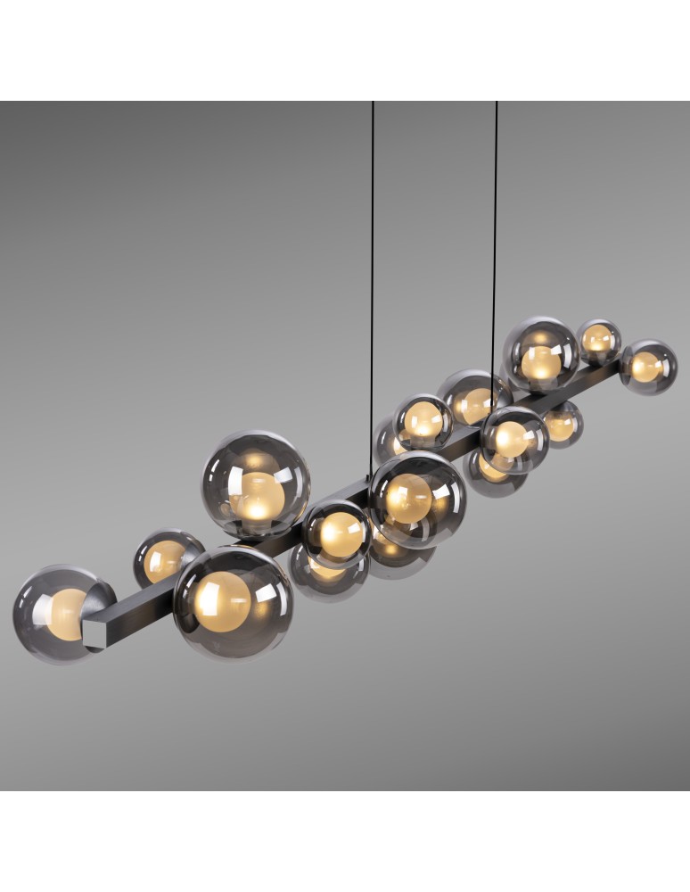 Paul Neuhaus Pure E-Popup Lampa Wisząca Szara 2558-15