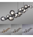 Paul Neuhaus Pure E-Popup Lampa Wisząca Szara 2558-15