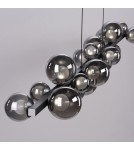 Paul Neuhaus Pure E-Popup Lampa Wisząca Szara 2558-15
