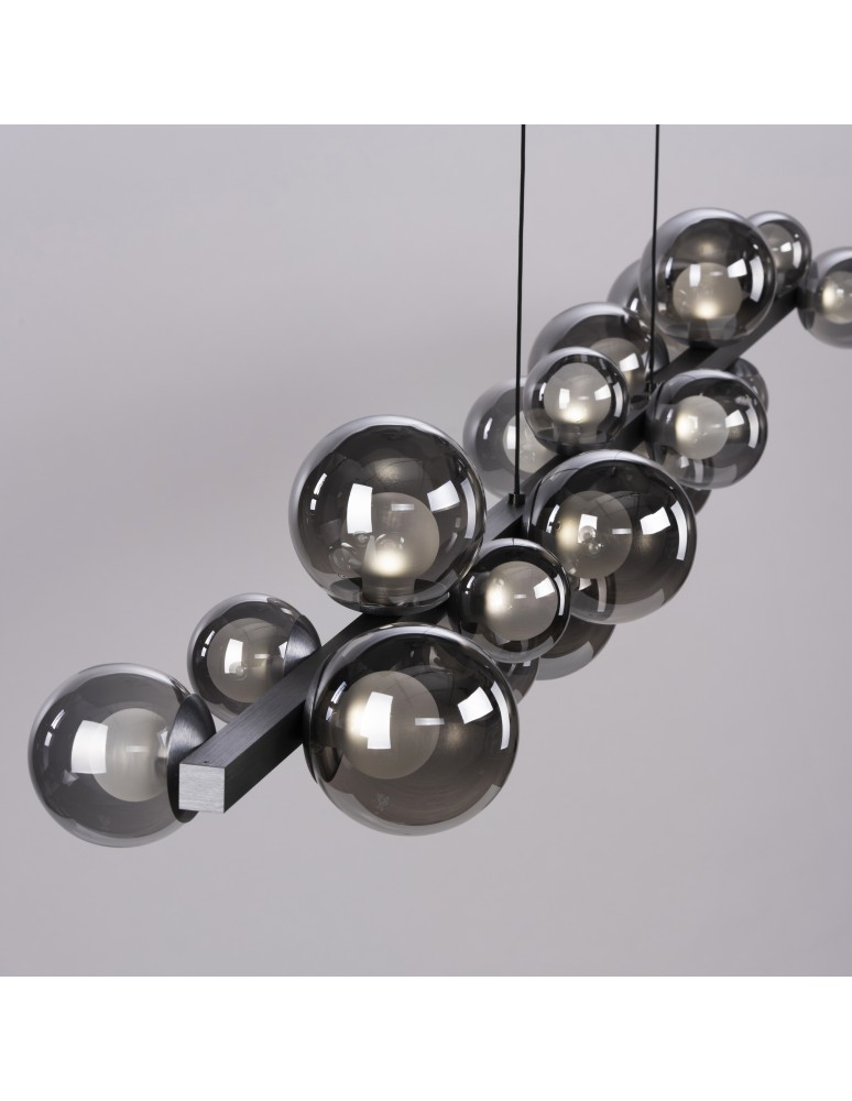 Paul Neuhaus Pure E-Popup Lampa Wisząca Szara 2558-15
