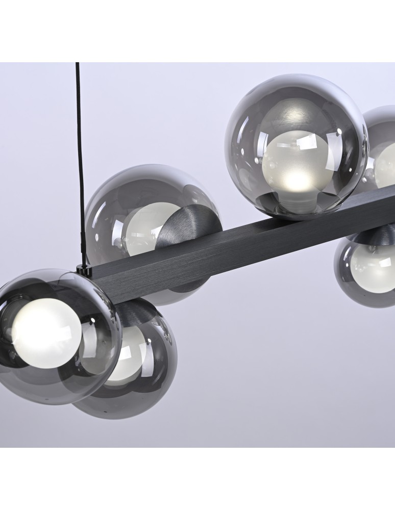 Paul Neuhaus Pure E-Popup Lampa Wisząca Szara 2558-15