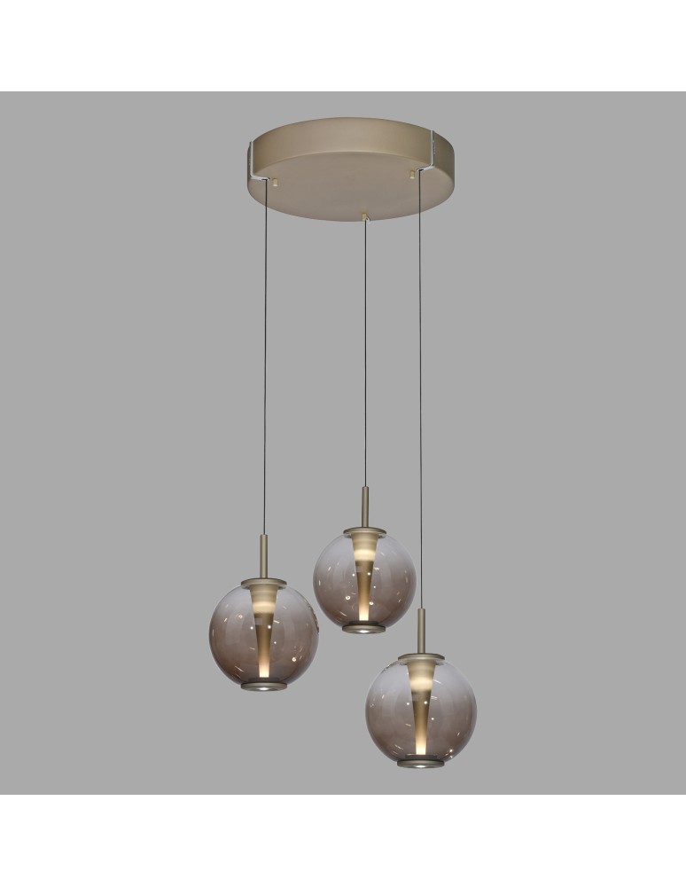Paul Neuhaus Pure E-Infinity Lampa Wisząca Brązowy 2222-97