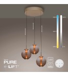 Paul Neuhaus Pure E-Infinity Lampa Wisząca Brązowy 2222-97