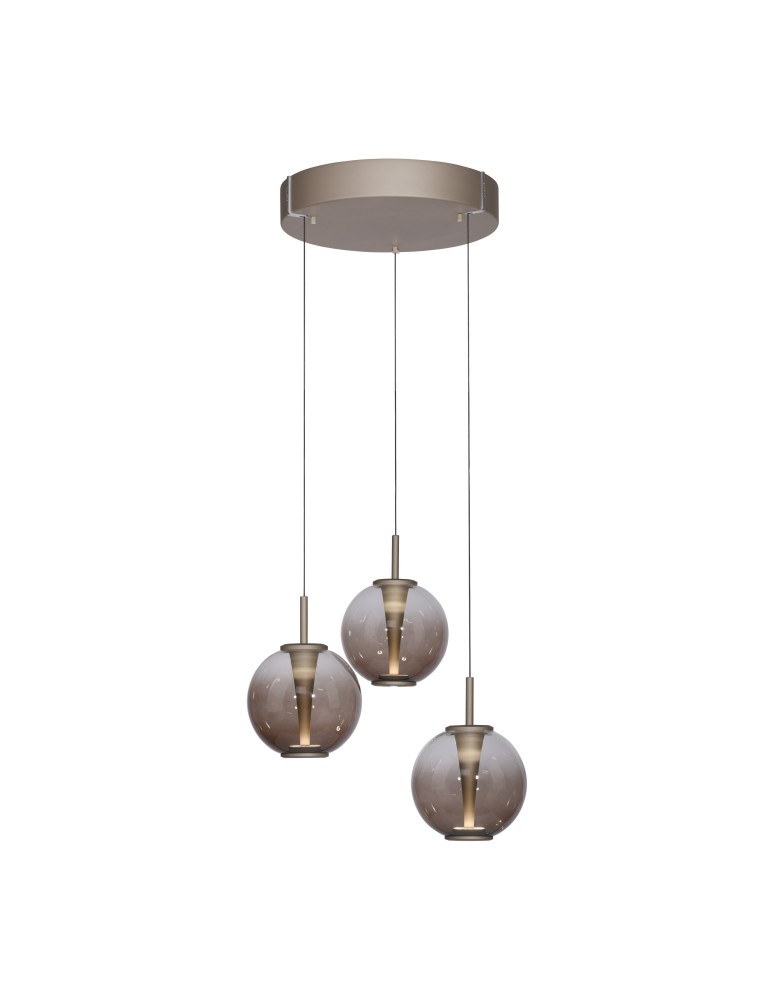 Paul Neuhaus Pure E-Infinity Lampa Wisząca Brązowy 2222-97
