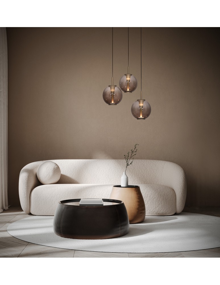 Paul Neuhaus Pure E-Infinity Lampa Wisząca Brązowy 2222-97
