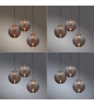 Paul Neuhaus Pure E-Infinity Lampa Wisząca Brązowy 2222-97