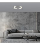 Paul Neuhaus Pure Lines Round Lampa Sufitowa Stalowa 6310-95
