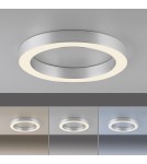 Paul Neuhaus Pure Lines Round Lampa Sufitowa Stalowa 6310-95