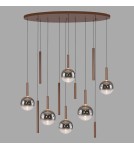 Paul Neuhaus Bowl Lampa Wisząca Brązowa 2288-23