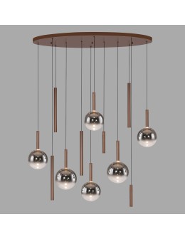 Paul Neuhaus Bowl Lampa Wisząca Brązowa 2288-23