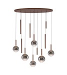 Paul Neuhaus Bowl Lampa Wisząca Brązowa 2288-23