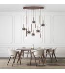 Paul Neuhaus Bowl Lampa Wisząca Brązowa 2288-23