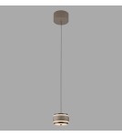 Paul Neuhaus Pure Falling Rings Lampa Wisząca Brązowa/Chrom 2503-97