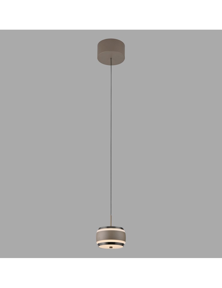 Paul Neuhaus Pure Falling Rings Lampa Wisząca Brązowa/Chrom 2503-97
