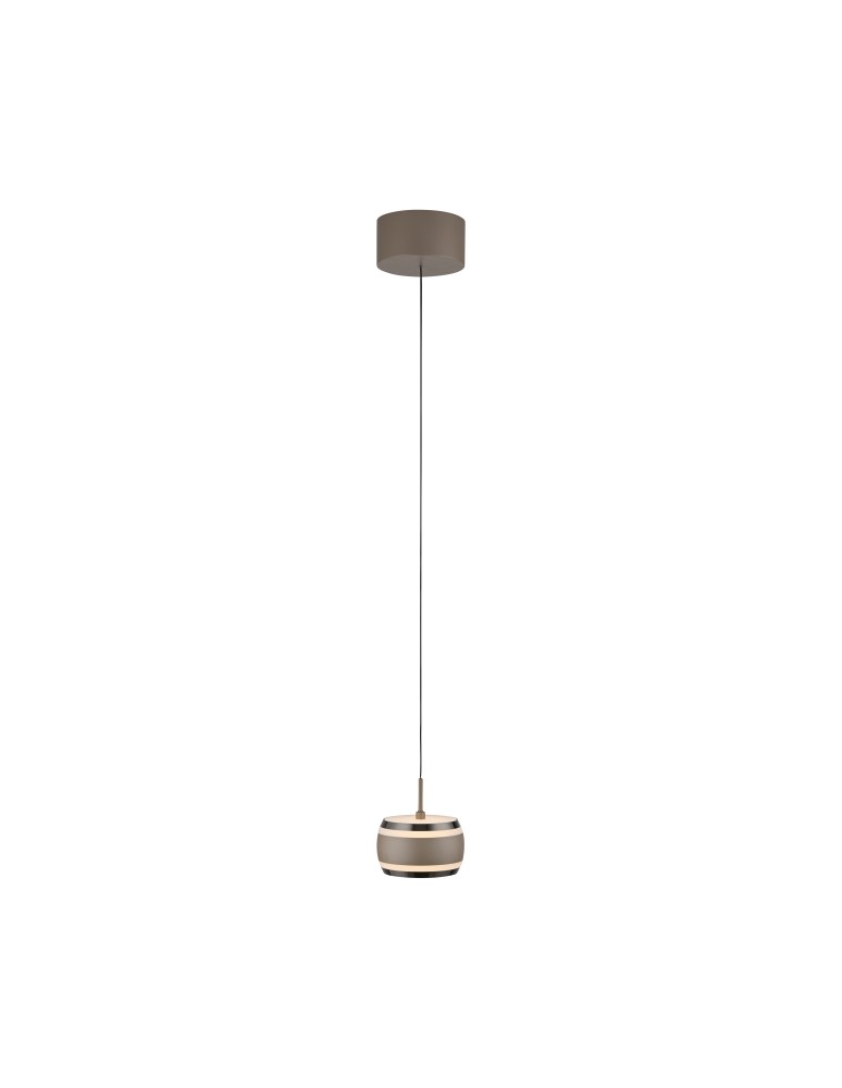 Paul Neuhaus Pure Falling Rings Lampa Wisząca Brązowa/Chrom 2503-97