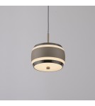 Paul Neuhaus Pure Falling Rings Lampa Wisząca Brązowa/Chrom 2503-97