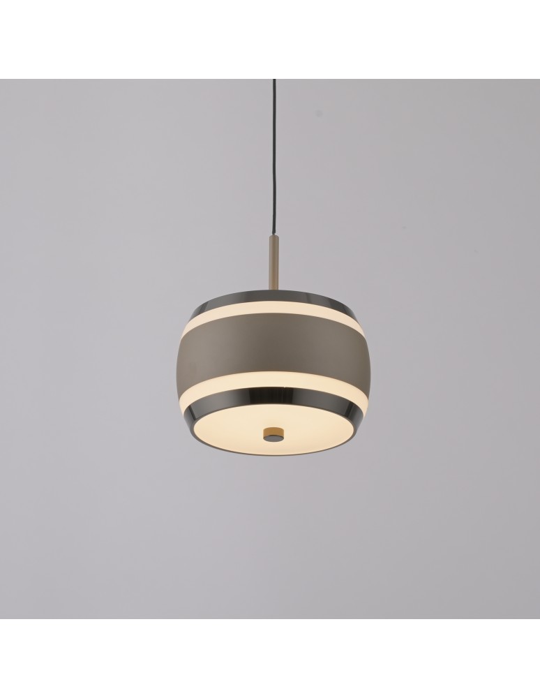 Paul Neuhaus Pure Falling Rings Lampa Wisząca Brązowa/Chrom 2503-97