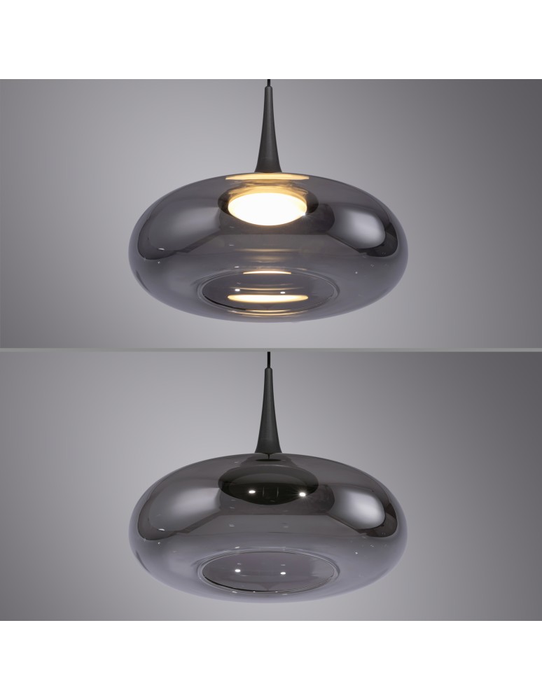 Paul Neuhaus Posh Lampa Wisząca Szara 15692-15