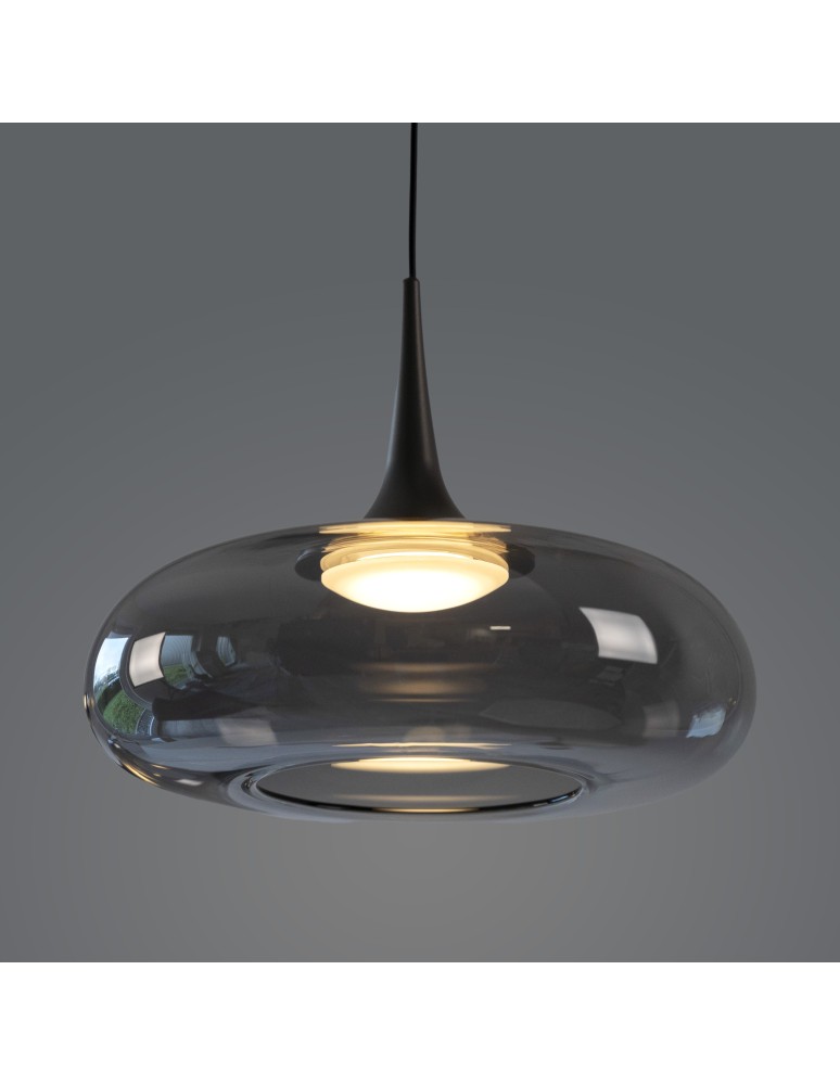 Paul Neuhaus Posh Lampa Wisząca Szara 15692-15