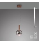 Paul Neuhaus Bowl Lampa Wisząca Brązowa 2284-23