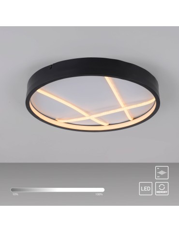 Paul Neuhaus Mikado Lampa Sufitowa Czarna 14091-18 - product 2