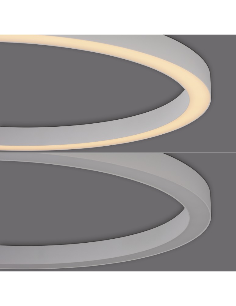 Paul Neuhaus Pure Lines Round Lampa Sufitowa Biała 6306-16