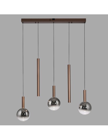 Paul Neuhaus Bowl Lampa Wisząca Brązowa 2286-23
