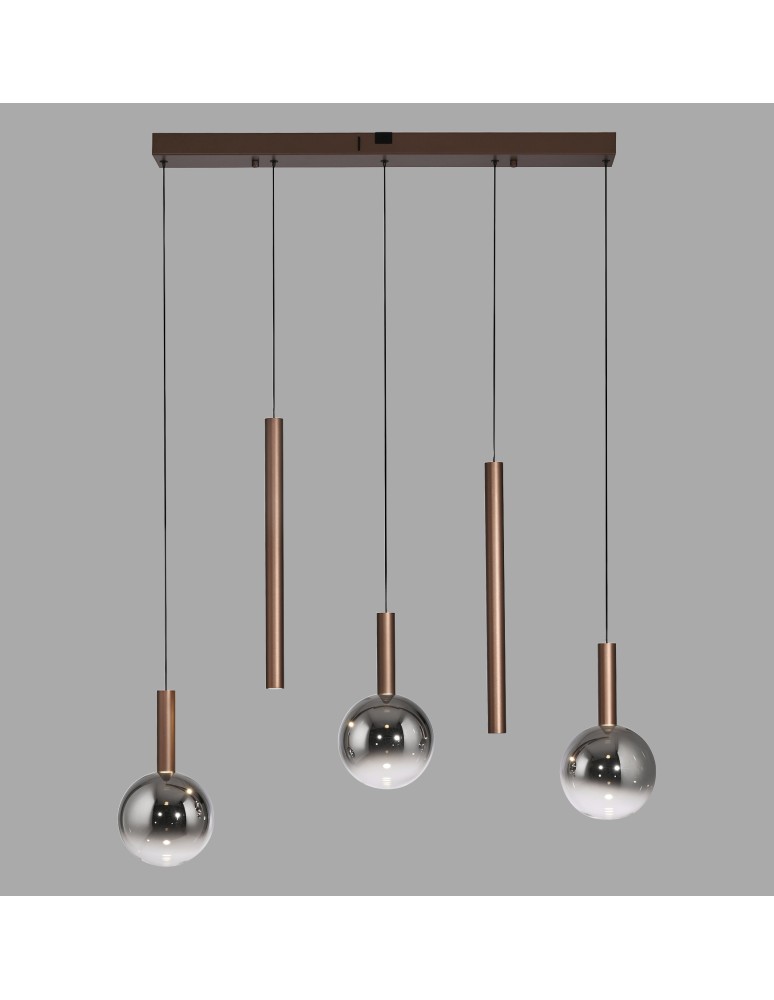Paul Neuhaus Bowl Lampa Wisząca Brązowa 2286-23