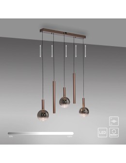Paul Neuhaus Bowl Lampa Wisząca Brązowa 2286-23 - produkt 2