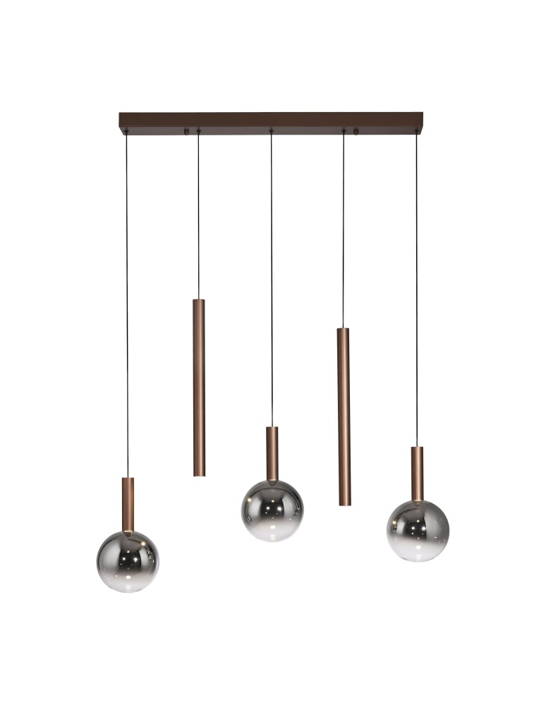 Paul Neuhaus Bowl Lampa Wisząca Brązowa 2286-23