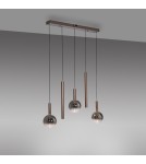 Paul Neuhaus Bowl Lampa Wisząca Brązowa 2286-23