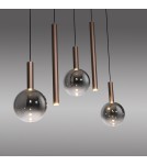 Paul Neuhaus Bowl Lampa Wisząca Brązowa 2286-23