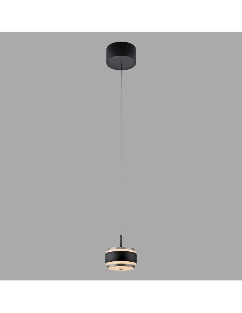 Paul Neuhaus Pure Falling Rings Lampa Wisząca Czarna 2503-18