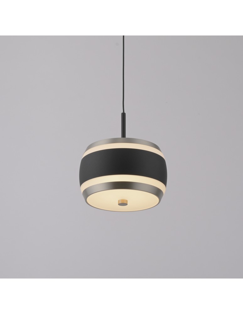 Paul Neuhaus Pure Falling Rings Lampa Wisząca Czarna 2503-18