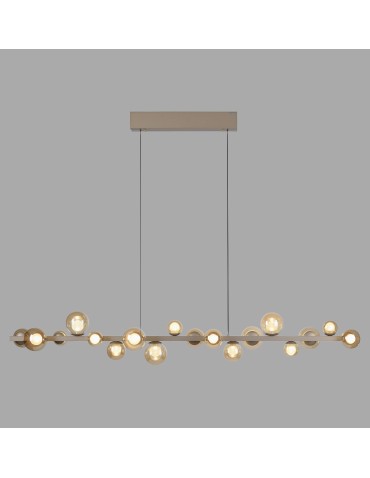 Paul Neuhaus Pure E-Popup Lampa Wisząca Brązowa 2558-97