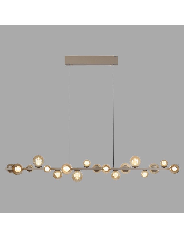 Paul Neuhaus Pure E-Popup Lampa Wisząca Brązowa 2558-97