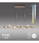 Paul Neuhaus Pure E-Popup Lampa Wisząca Brązowa 2558-97