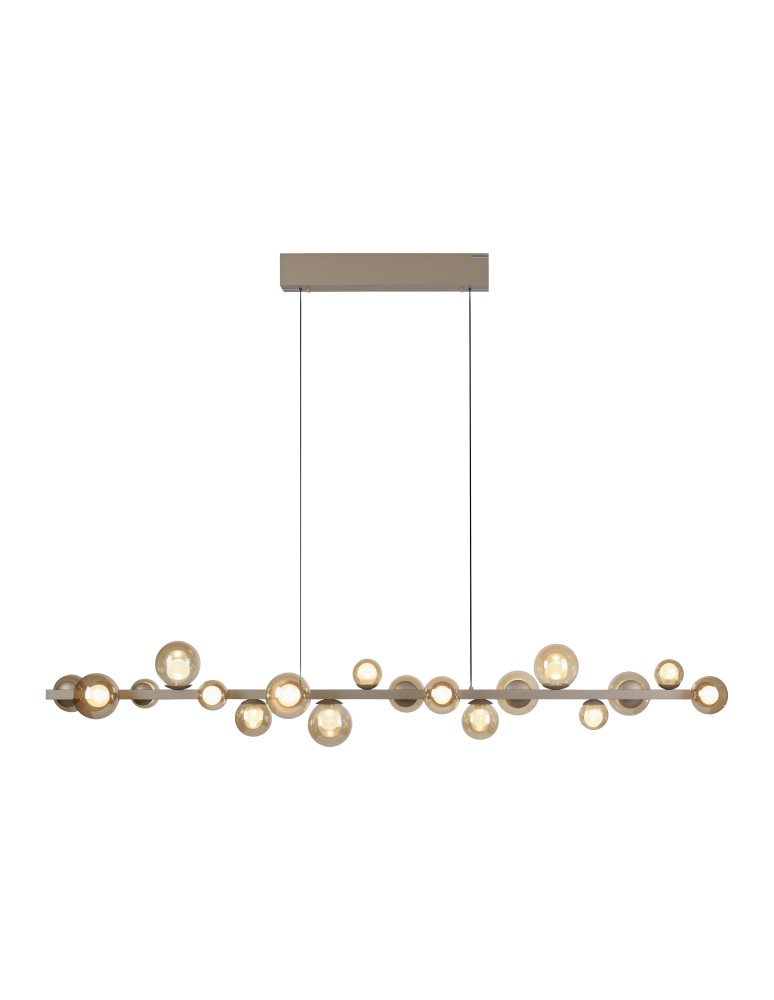 Paul Neuhaus Pure E-Popup Lampa Wisząca Brązowa 2558-97