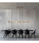 Paul Neuhaus Pure E-Popup Lampa Wisząca Brązowa 2558-97