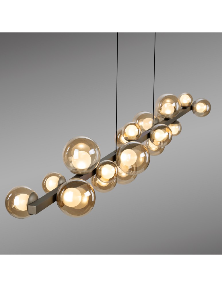 Paul Neuhaus Pure E-Popup Lampa Wisząca Brązowa 2558-97