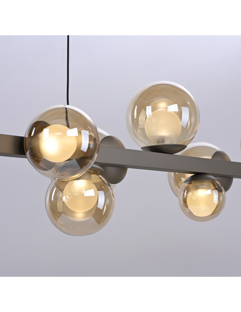 Paul Neuhaus Pure E-Popup Lampa Wisząca Brązowa 2558-97