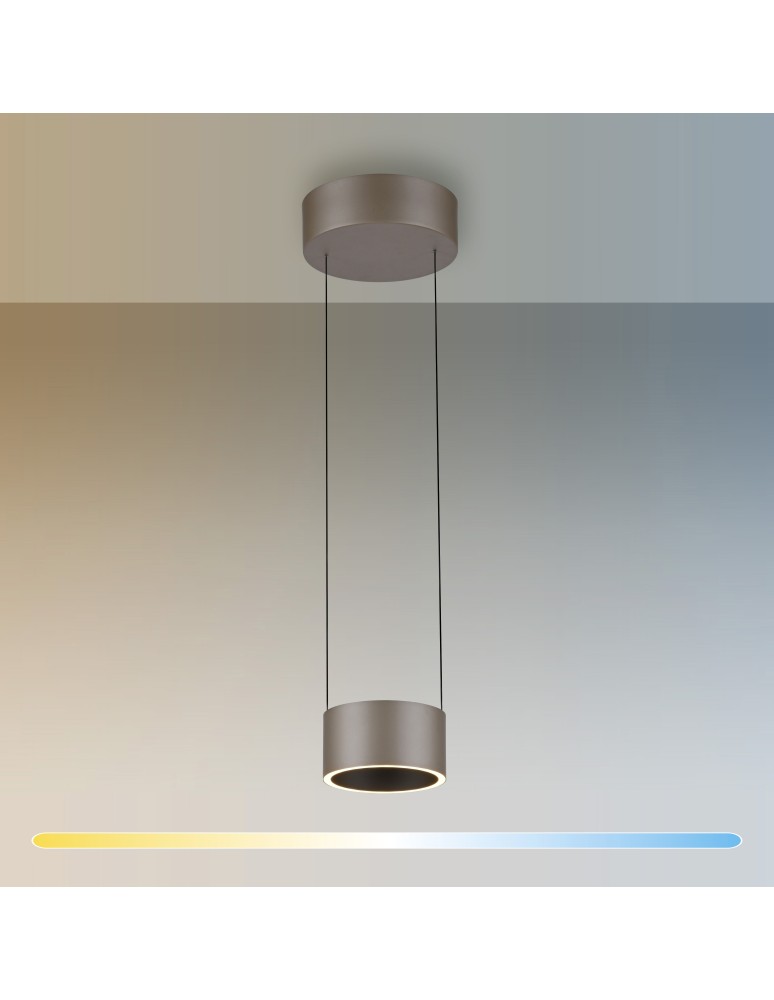 Paul Neuhaus Pure Clipse Lampa Wisząca Brązowa 2471-97