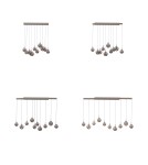 Paul Neuhaus Pure E-Infinity Lampa Wisząca Brązowy 2221-97