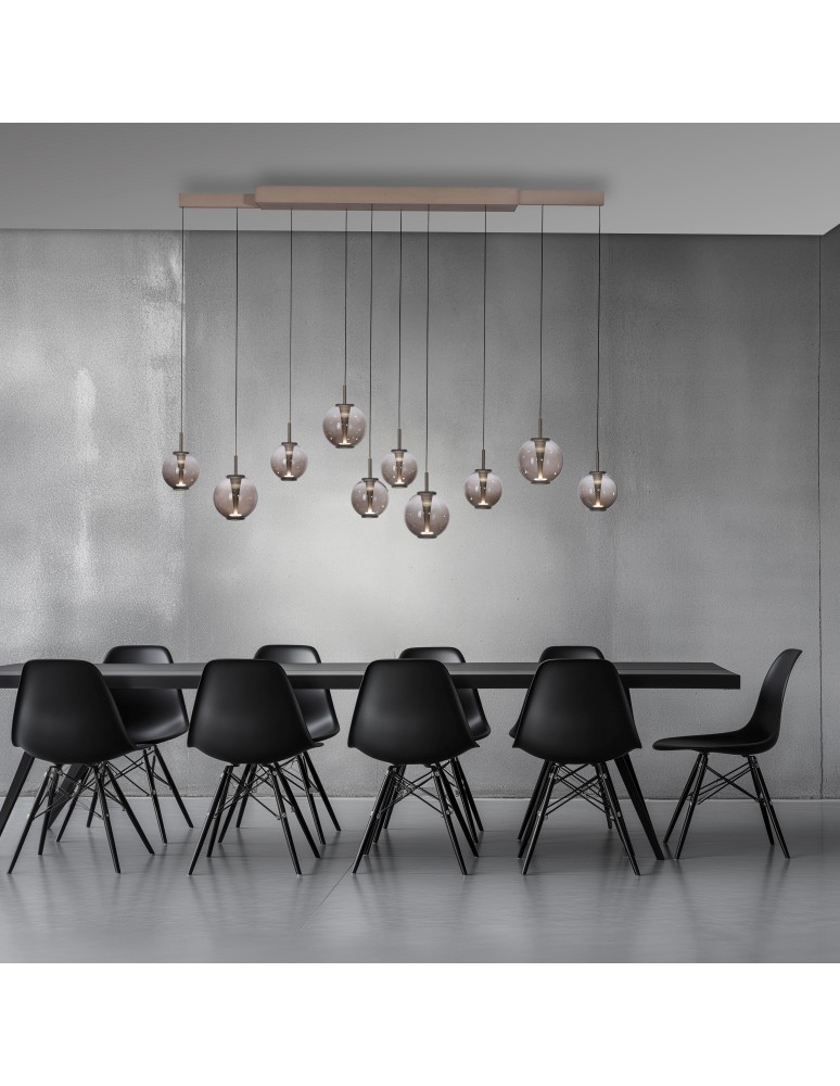 Paul Neuhaus Pure E-Infinity Lampa Wisząca Brązowy 2221-97