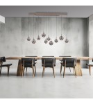 Paul Neuhaus Pure E-Infinity Lampa Wisząca Brązowy 2221-97