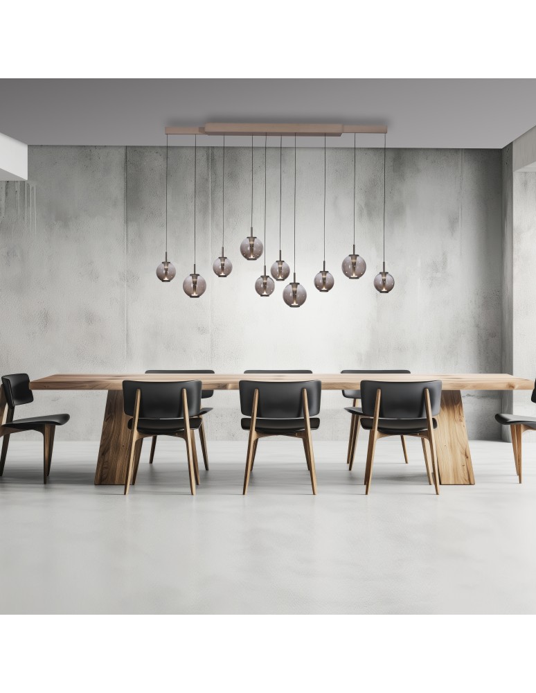 Paul Neuhaus Pure E-Infinity Lampa Wisząca Brązowy 2221-97