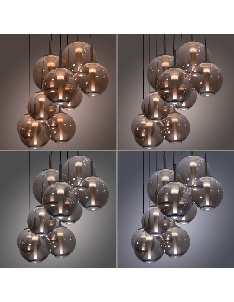 Paul Neuhaus Pure E-Infinity Lampa Wisząca Brązowy 2221-97