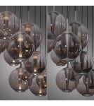 Paul Neuhaus Pure E-Infinity Lampa Wisząca Brązowy 2221-97