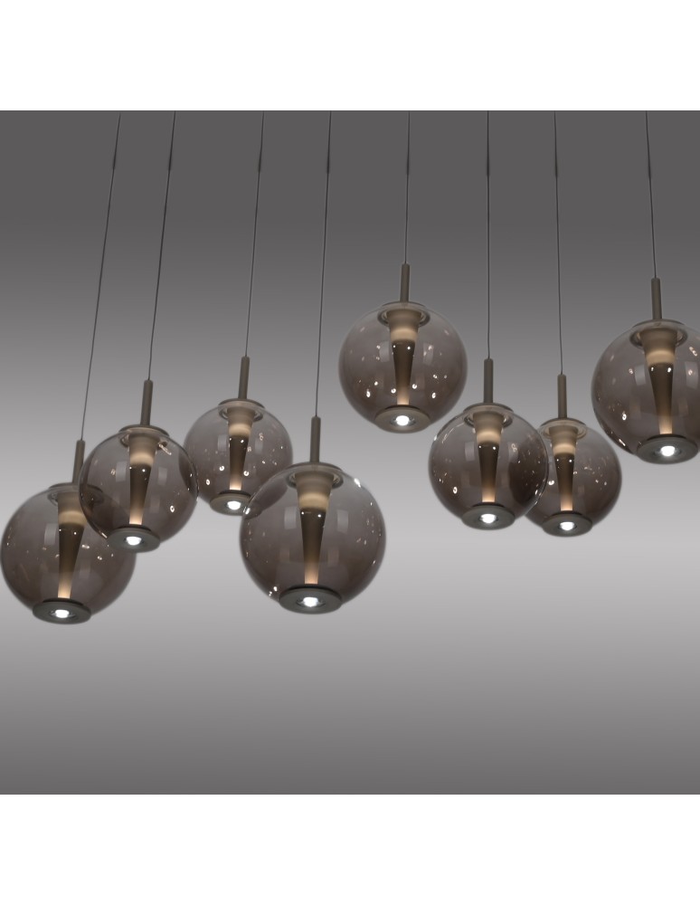 Paul Neuhaus Pure E-Infinity Lampa Wisząca Brązowy 2221-97